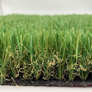 Tampak Alami Outdoor Indoor 40mm Rumput Buatan Rumput